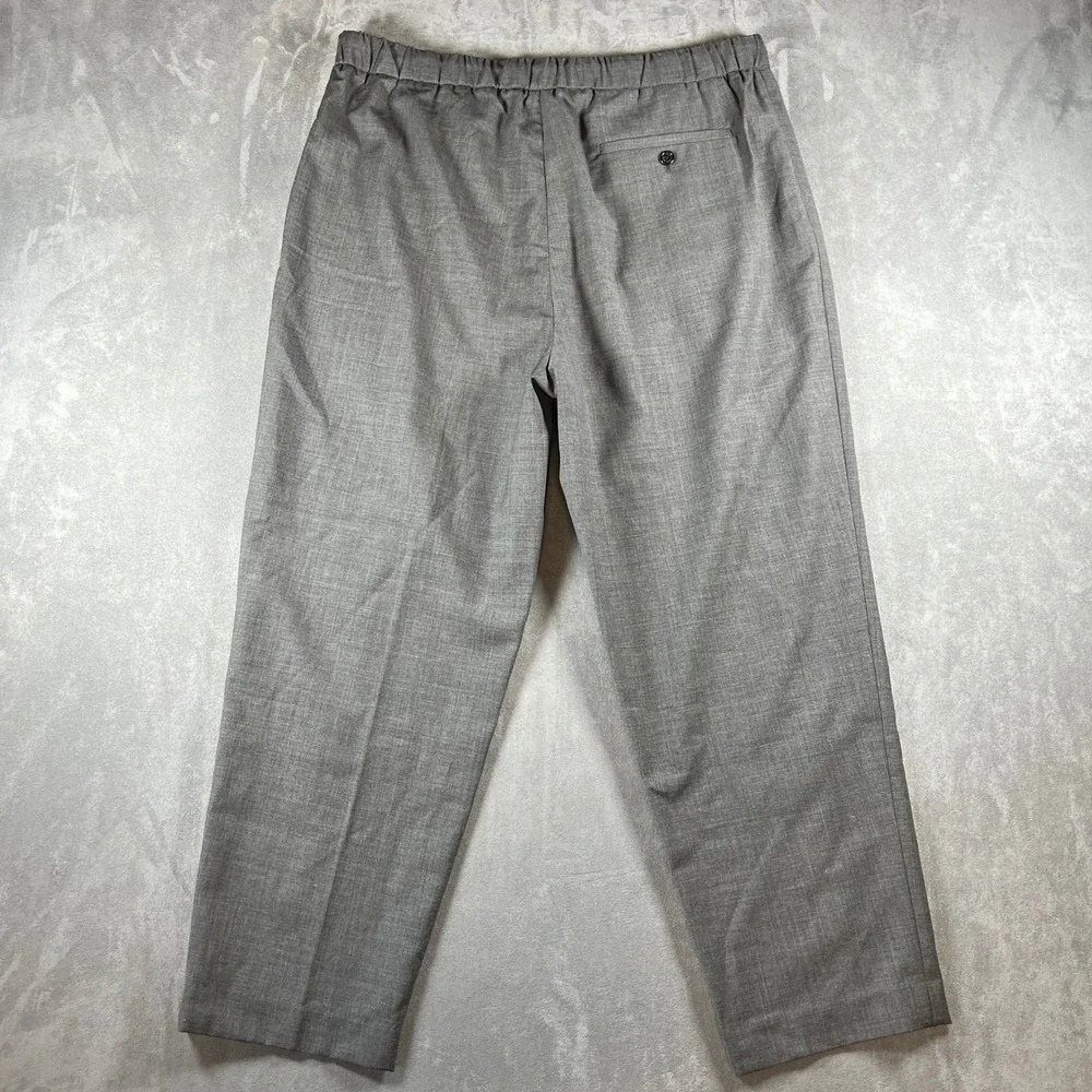 Polo Ralph Lauren Men's Relaxed Fit Gray Wool Blend Drawstring Pants Size Large